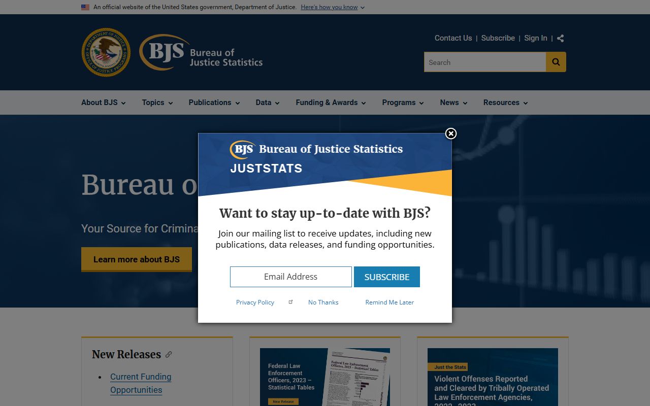 Bureau of Justice Statistics jail data context for Guilford County inmate population